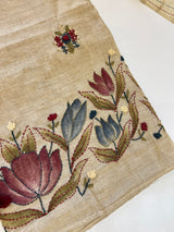 Khadi cotton embroidery Designer Unstitched suit