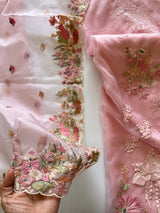 Full Embroidered Organza Un-stitched Suit set