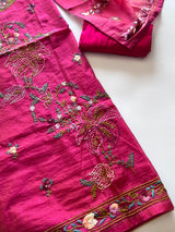 Knot embroidery Unstitched suit material