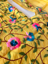 Phulkari embroidery Unstitched suit material