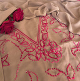 Knot Embroidery Unstitched suit set 3 pc