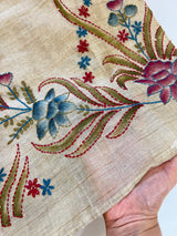 Khadi cotton embroidery Designer Unstitched suit
