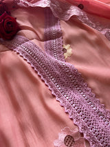 Sunflower Embroidery Mul Masleen Dress material