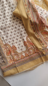 Printed Pashmina Unstitched suit set