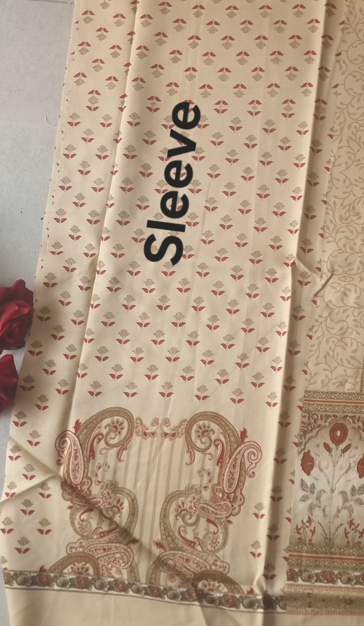 Printed Pashmina Unstitched suit set