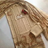 Printed Pashmina Unstitched suit set