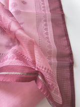 Pink Bird Embroidered Unstitched Suit