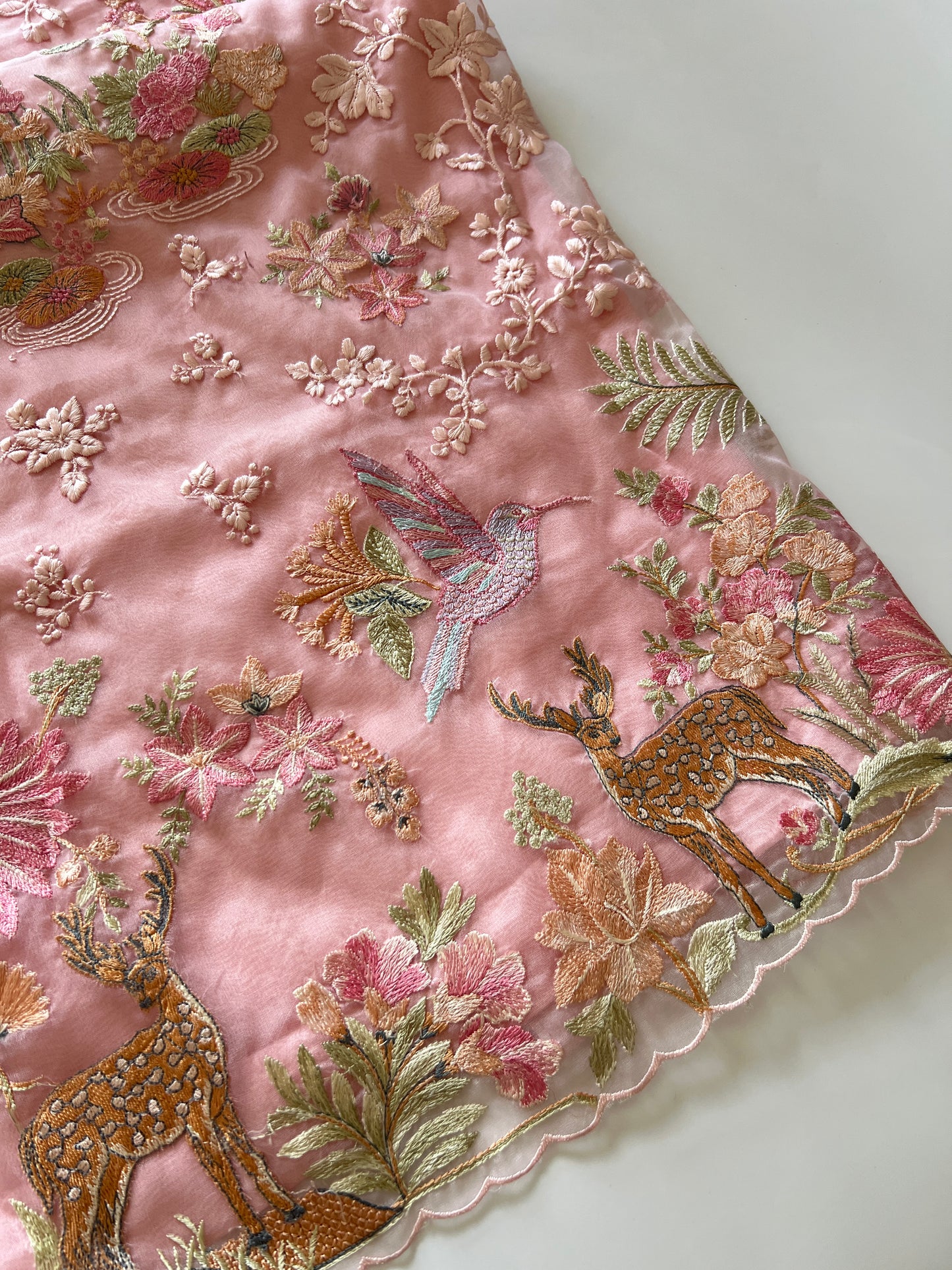 Full Embroidered Organza Un-stitched Suit set