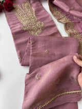 Tissue Russian Silk Dress Material