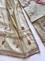 Knot embroidery Unstitched suit material