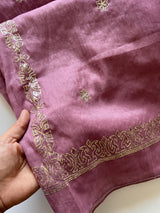 Mul Chanderi dress material unstitched Suit set
