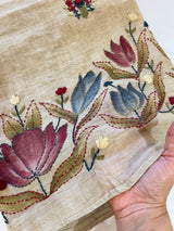 Khadi cotton embroidery Designer Unstitched suit