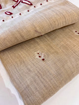 Khadi cotton embroidery Designer Unstitched suit