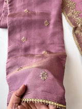 Tissue Russian Silk Dress Material