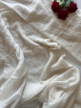 Pure lucknowi Mul handwork chikankari Kurta Dupatta set