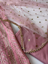 Designer Georgette Embroidered Unstitched Suit set