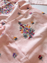 Knot embroidery Unstitched suit material