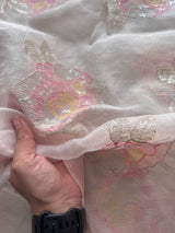 Organza Fabric with sequin work