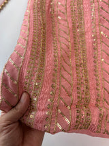 Designer Georgette Embroidered Unstitched Suit set