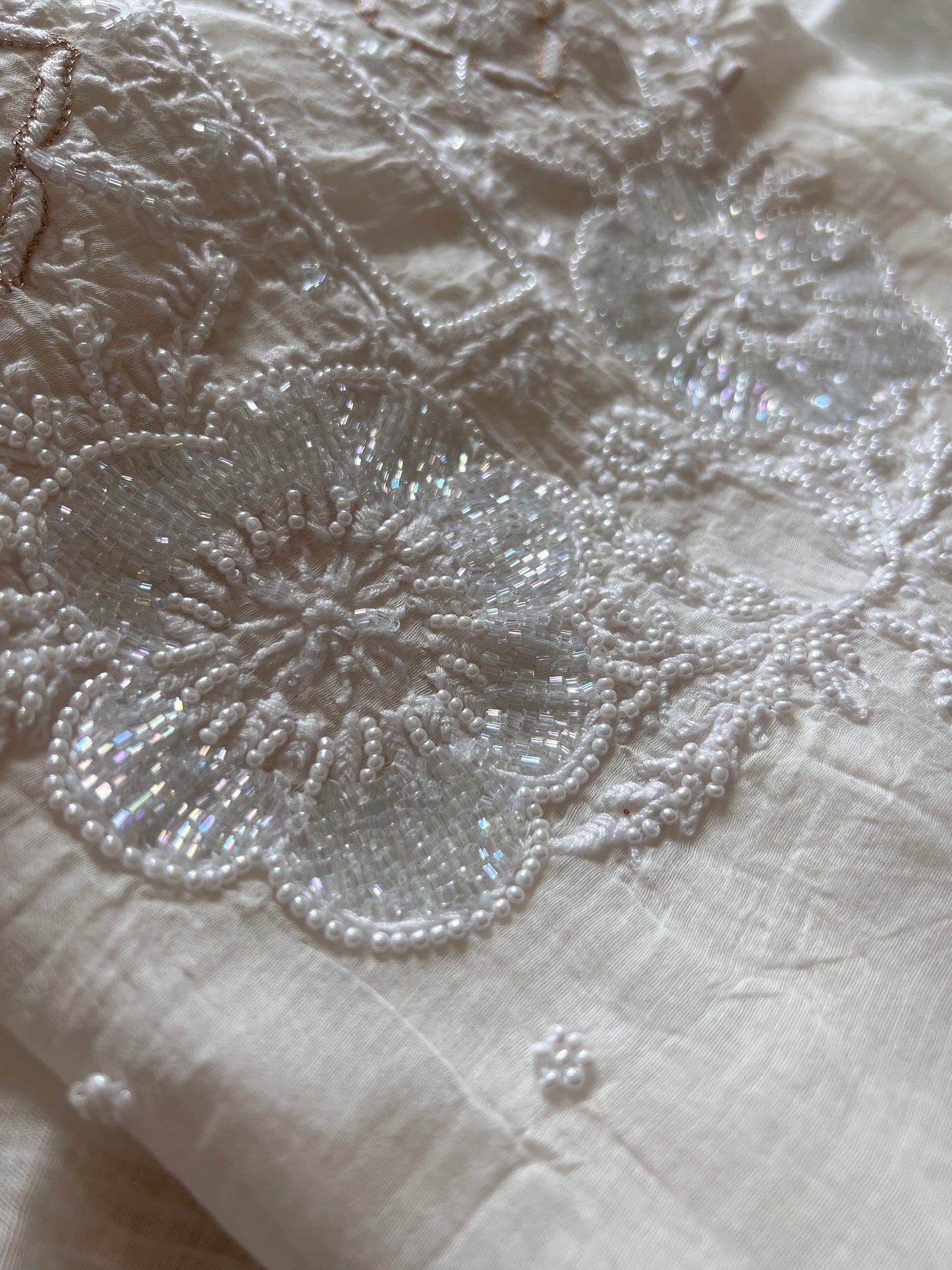 Pure lucknowi Mul handwork chikankari Kurta Dupatta set