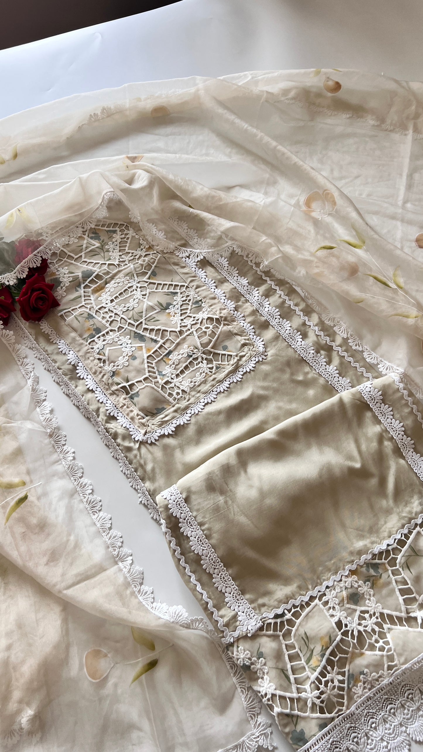 Viscose Muslin dress material unstitched Suit set