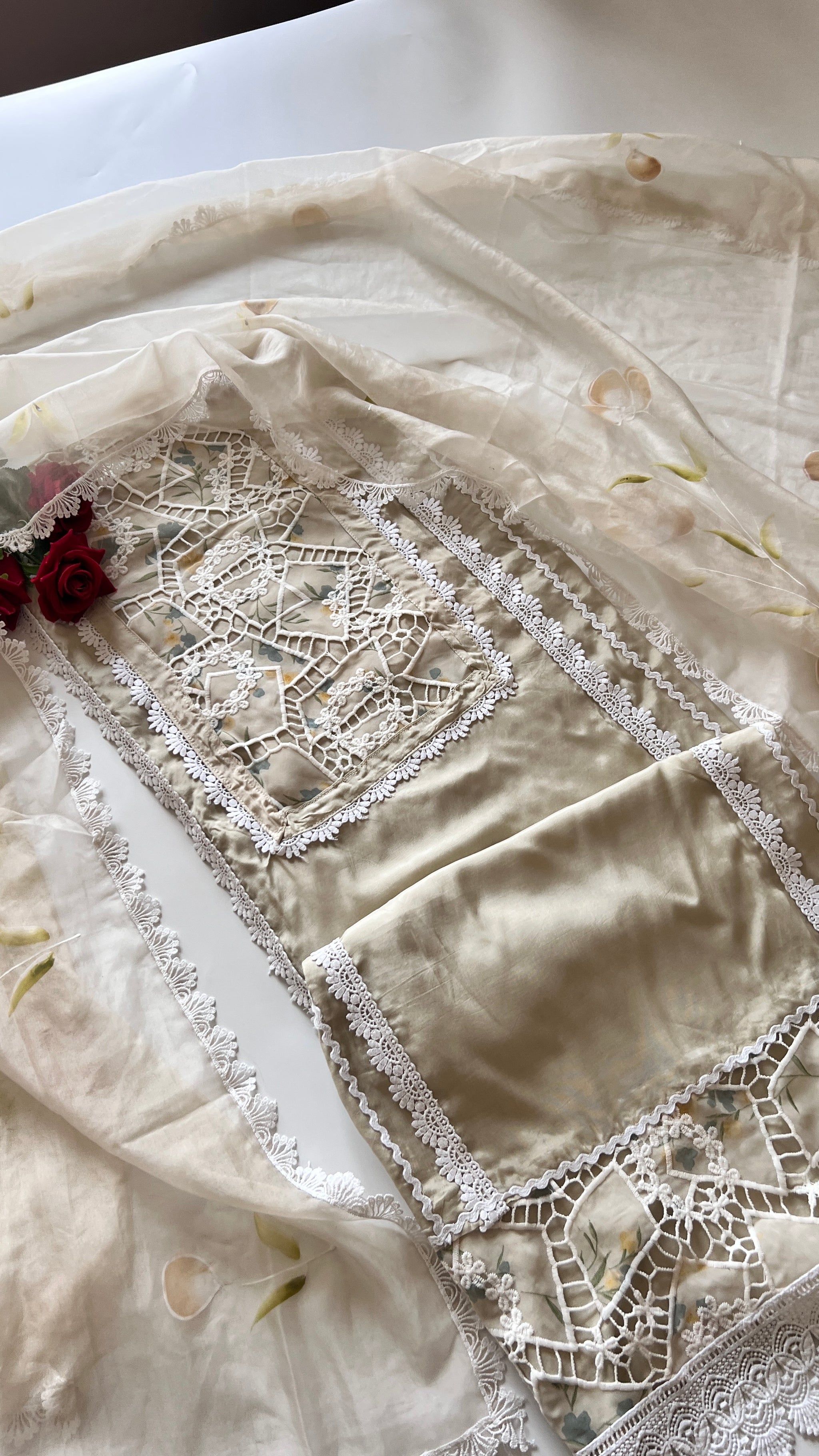 Viscose Muslin dress material unstitched Suit set