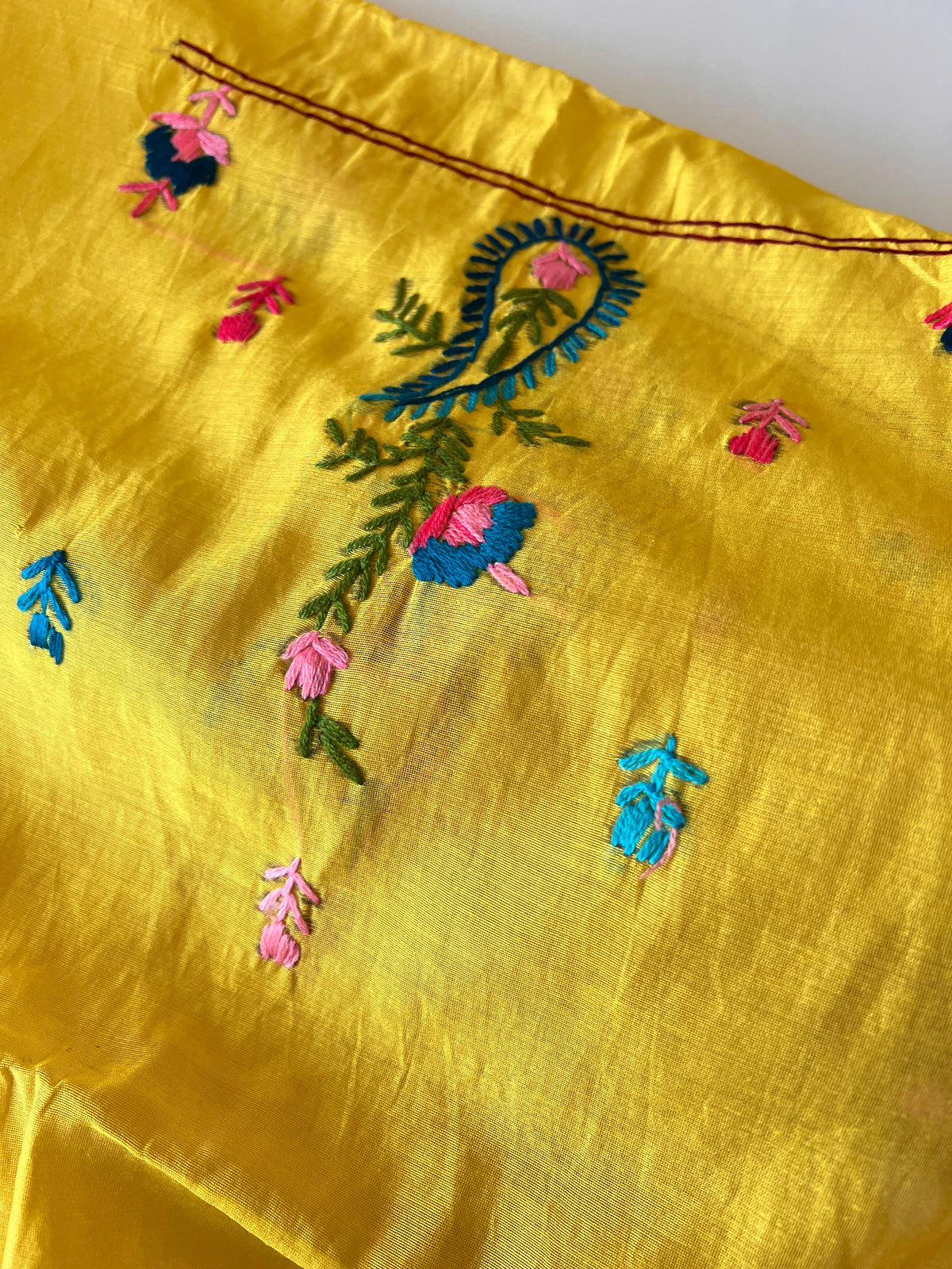 Phulkari embroidery Unstitched suit material