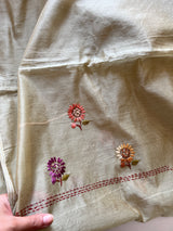 Knot embroidery Unstitched suit material
