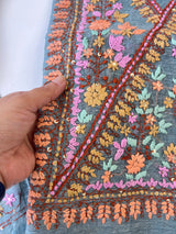 Chanderi knot embroidery Unstitched suit material