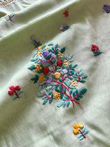 Knot embroidery Unstitched suit material