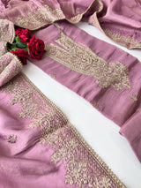 Tissue Russian Silk Dress Material