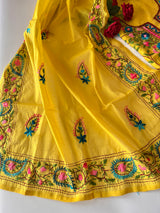 Phulkari embroidery Unstitched suit material