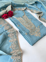 Tissue Russian Silk Dress Material