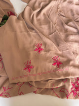 Knot Embroidery Unstitched suit set 3 pc