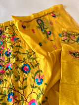 Phulkari embroidery Unstitched suit material