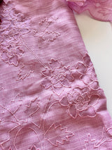 Purple Kotta cutwork Embroidered Unstitched Suit