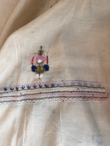 Chanderi knot embroidery Unstitched suit material