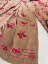 Knot Embroidery Unstitched suit set 3 pc