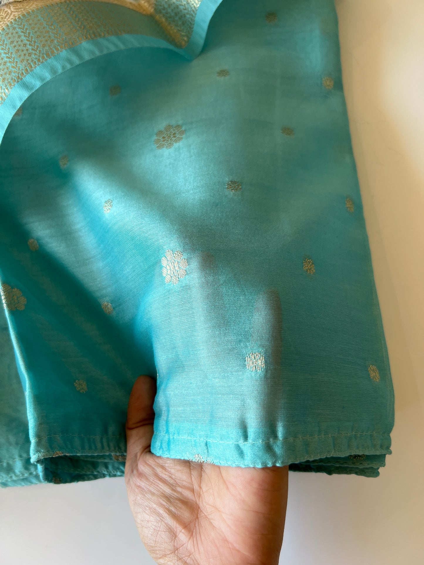 Shikargah printed Dupatta with Chanderi kurta Unstitched suit material