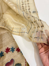 Khadi cotton embroidery Designer Unstitched suit
