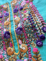 Knot embroidery Unstitched suit material 2 pc