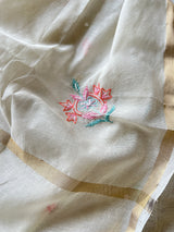 Mul handwork chikankari Kurta Dupatta set