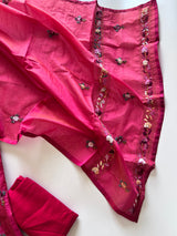 Knot embroidery Unstitched suit material