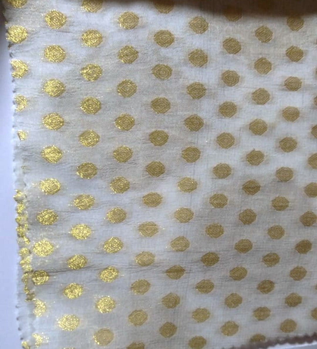 Dyeable Georgette Banarasi Booti
