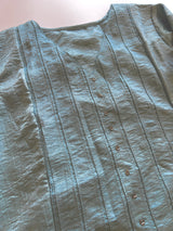 Grey Crush Fabric Kurta with embroidery