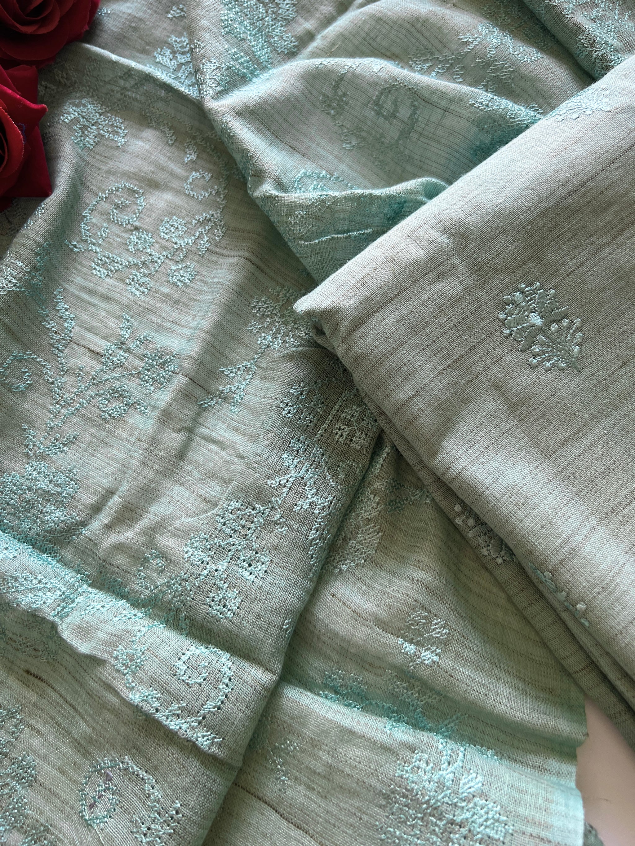 Pure Cotton Embroidery dress material