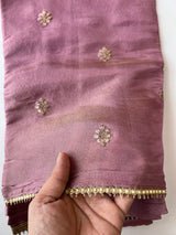 Tissue Russian Silk Dress Material