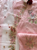 Full Embroidered Organza Un-stitched Suit set
