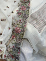 Pure Mul Cotton Embroidery dress material