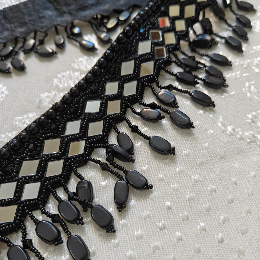 Black Fancy Saree Belt for women